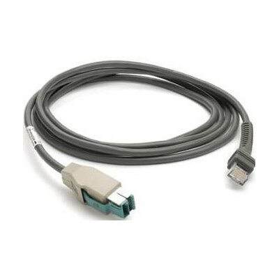 Zebra CABLE - SHIELDED USB: POWER PLUS CONNECTOR 7FT. (2M) STRAIGHT 12V - CBA-U23-S07ZBR