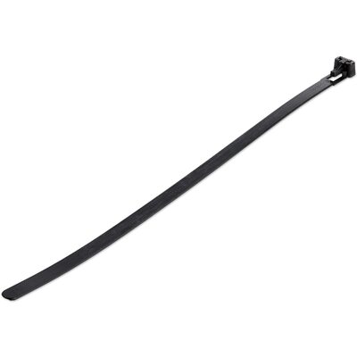 Startech CBMZTRB10BK 25cm Reusable Cable Ties Nylon 100 Pack