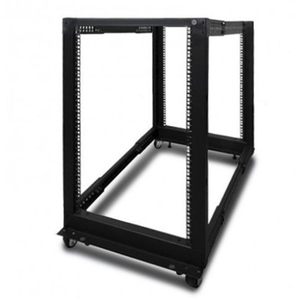 SERVEREDGE 18RU fully assembled 4 post Adjustable Server rack With Castors