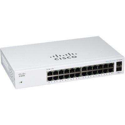 CISCO (CBS110-24T-AU) CBS110 UNMANAGED 24-PORT GE, 2X1G SFP SHARED