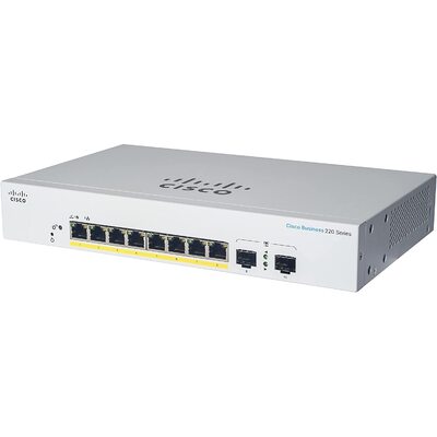 CISCO (CBS220-8T-E-2G-AU) CBS220 SMART 8-PORT GE, EXT PS, 2X1G SFP