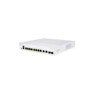 CISCO (CBS250-8FP-E-2G-AU) CBS250 SMART 8-PORT GE, FULL POE, EXT PS, 2X1G COMBO