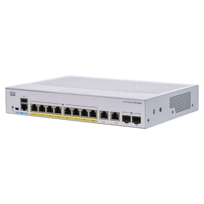 CISCO (CBS250-8P-E-2G-AU) CBS250 SMART 8-PORT GE, POE, EXT PS, 2X1G COMBO