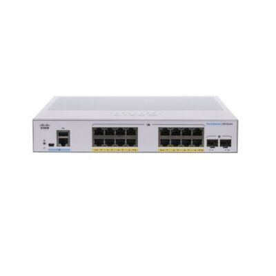 CISCO (CBS350-16P-E-2G-AU) CBS350 MANAGED 16-PORT GE, POE, EXT PS, 2X1G SFP