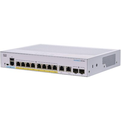 CISCO (CBS350-8P-E-2G-AU) CBS350 MANAGED 8-PORT GE, POE, EXT PS, 2X1G COMBO