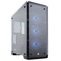 Corsair Crystal 570X RGB Tempered Glass Mid-Tower ATX Case - Black