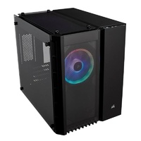 Corsair Crystal 280X RGB Tempered Glass Micro-ATX Case - Black