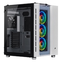 Corsair Crystal 680X Smart RGB Tempered Glass Mid-Tower E-ATX Case - White
