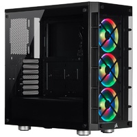 Corsair iCUE 465X RGB Smart Tempered Glass Mid-Tower ATX Case - Black