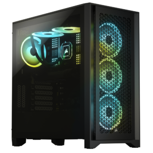 Corsair 4000D Airflow Tempered Glass Mid-Tower Case, Black