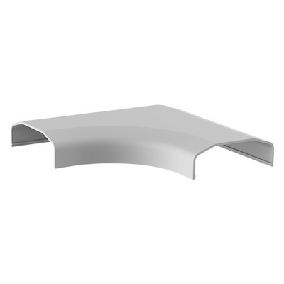 Brateck Plastic Cable Cover Joint L Shape 127x127x21.5mm - White