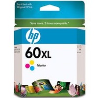 HP 60XL Tri-Color Ink Cartridge 440 pages CC644WA)