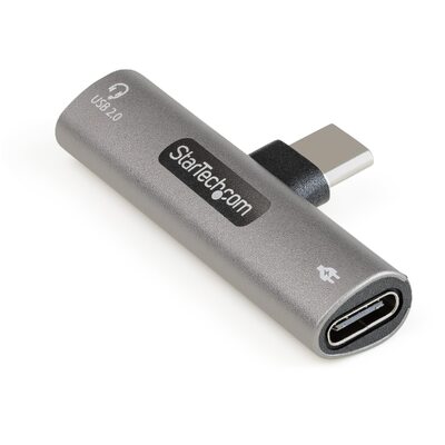 Startech CDP2CAPDM USB C Audio Charge Adapter with 60W PD