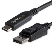 StarTech 5.9 ft (1.8 m) USBC to DisplayPort Adapter Cable, 8K, HBR3 - CDP2DP146B