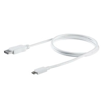 StarTech 3 ft / 1m USB C to DisplayPort Cable, 4K 60Hz, White - CDP2DPMM1MW