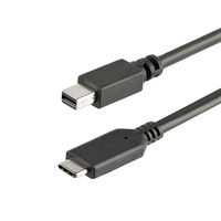 StarTech Mini DP Adapter Cable | Thunderboltª 3 Compatible | USB 3.1 Type-Cª CDP2MDPMM1MB