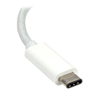 StarTech USB-C to VGA Adapter, White - CDP2VGAW