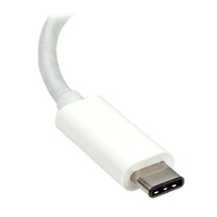 StarTech USB-C to VGA Adapter - White