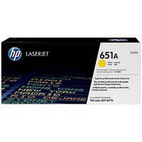 HP CE342A 651A Yellow Original LaserJet Toner Cartridge