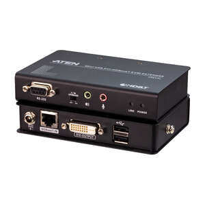 Aten CE611 Mini-USB DVI HDBaseT KVM Extender Over Cat6