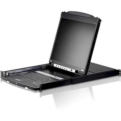 ATEN CL5816N-ATA-AU 19" DUAL RAIL 16 PORT LCD KVM, SUPPORTS SECOND CONSOLE 2YR