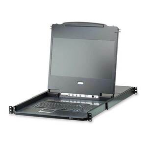 ATEN CL6708MW Single Rail 8 Port DVI FHD 17.3" LCD KVM Switch