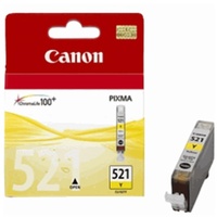 Canon CLI521Y YELLOW INK CARTRIDGE FOR IP3600,4600,4700, MP980, 990, MX860, 870