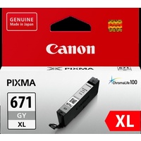 Canon CLI671XLGY GREY EXTRA LARGE INK TANK FOR MG5760BK , MG6860, MG7760