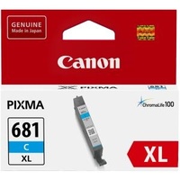 Canon CLI681XLC CYAN INK TANK 500 PAGES FOR TR7560 TR8560 TS6160 TS8160 TS9160