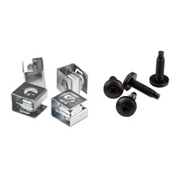 StarTech 10-32 Rack Screws and Clip Nuts, Rack Mount Screws and Nuts - CLPSCRW1032