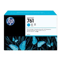 Hewlett Packard 761 CYAN 400 ML INK CART FOR DESIGNJET T7100
