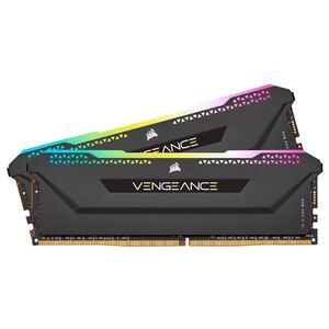 Corsair Vengeance RGB PRO SL 32GB (2x16GB) DDR4 3600Mhz C18 Black Heatspreader Desktop Gaming Memory