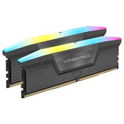 Corsair Vengeance RGB 32GB (2x 16GB) DDR5 5200MHz CL40 Desktop Memory