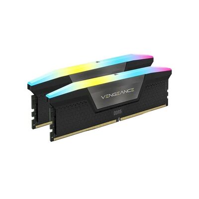 Corsair Vengeance RGB 32GB (2x 16GB) DDR5 6000MHz C36 Desktop Memory - Black