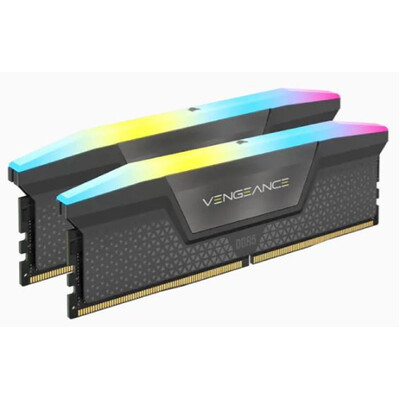 CORSAIR VENGEANCE RGB DDR5 64GB (2x32GB) DDR5 5200 (PC5-41600) C40 1.25V AMD EXPO