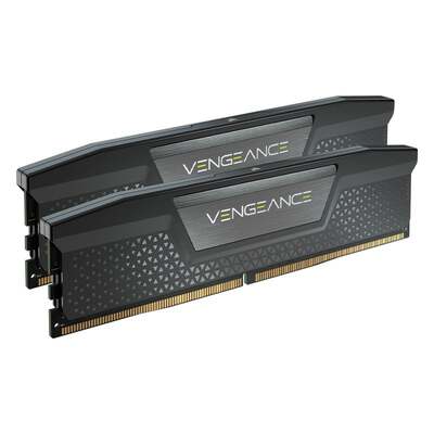 Corsair CMK32GX5M2B6000Z30 Vengeance 32GB (2x 16GB) DDR5 6000MHz C30 AMD Desktop Memory - Grey