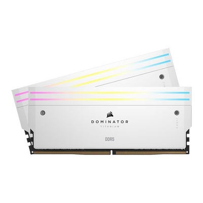 Corsair CMP64GX5M2B6000C30W DOMINATOR Titanium RGB Grey 64GB 6000MHz  - White