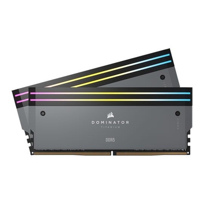 Corsair CMP64GX5M2B6000Z30 DOMINATOR Titanium RGB Grey 64GB 6000MHz - Black