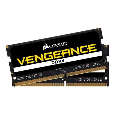 CORSAIR Vengeance 16GB (2x8GB) DDR4 DRAM SODIMM 2400MHz Unbuffered 16-16-16-39 Black PCB 1.2V
