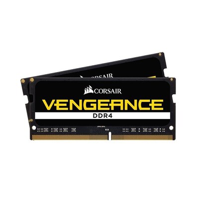CORSAIR Vengeance 32GB (2 x 16GB) 3200MHz SODIMM DDR4 Laptop Memory - Black