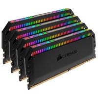 Corsair Dominator Platinum RGB 32GB (4x8GB) DDR4 3600MHz CL18 DIMM Unbuffered 18-19-19-39 XMP 2.0 Black Heatspreaders 1.35V Desktop PC Gaming Memory