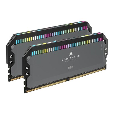 Corsair Dominator Platinum RGB 32GB (2x 16GB) DDR5 5600MHz C40 AMD Memory - Grey