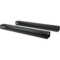 StarTech 1.8m Vertical Finger Duct Cable Organizer - CMVER40UF