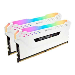 Corsair Vengeance RGB PRO 32GB (2x16GB) DDR4 3200MHz C16 Desktop Gaming Memory White