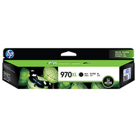 HP 970XL High Yield Black Original Ink Cartridge, up to 9200 pages (CN625AA)