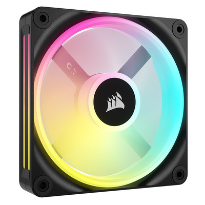 Corsair iCUE LINK QX120 RGB PWM 120mm Black Fan, Single Pack