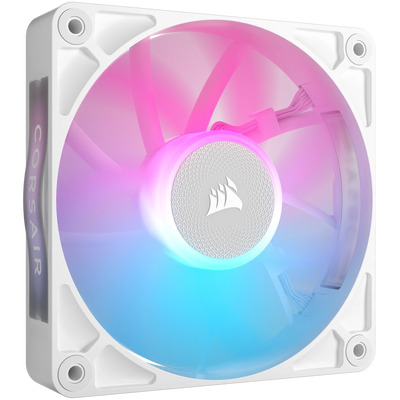 Corsair iCUE LINK RX120 PWM RGB 120mm Fan, White, Single Pack