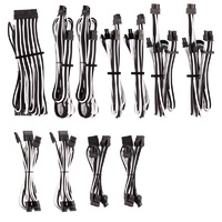 Corsair Premium Individually Sleeved PSU Cables Pro Kit - White/Black