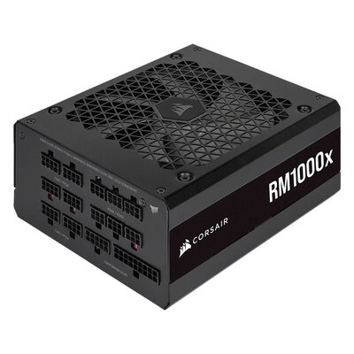 Corsair 1000W 2021 RMX 80+ Gold Fully Modular, 90% Efficiency, ML 135mm FAN, 12PIN GPU, Cybernetics certification,  ATX Power Supply, PSU, 10 Years Wt