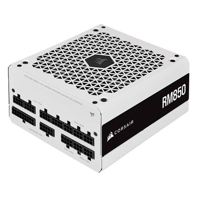 Corsair RM850 2021 850W 80 Plus Gold Fully Modular ATX Power Supply - White